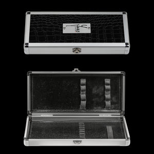 Yves Swiss Brush case alu/croco black